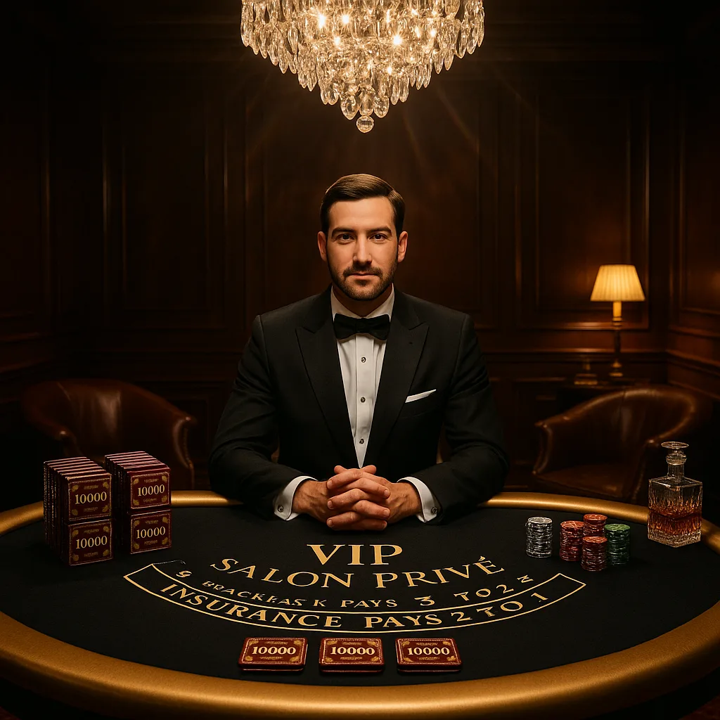 LibraBet - Live Blackjack - Croupier en direct HD