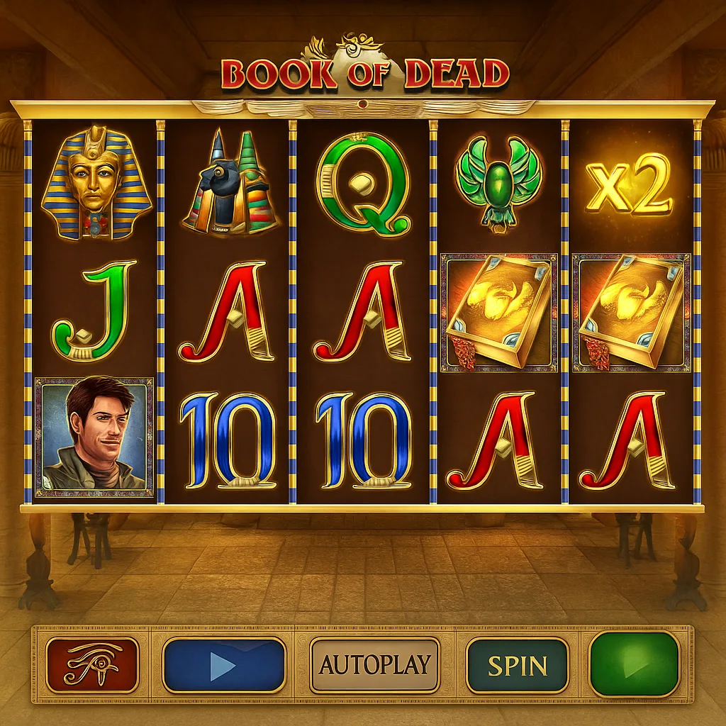 LibraBet - Book of Dead Slot - Tours gratuits égyptiens