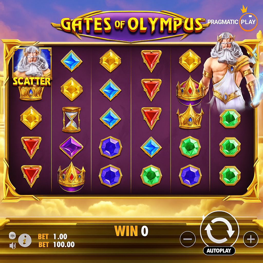 LibraBet - Gates of Olympus Slot - Mythologie grecque