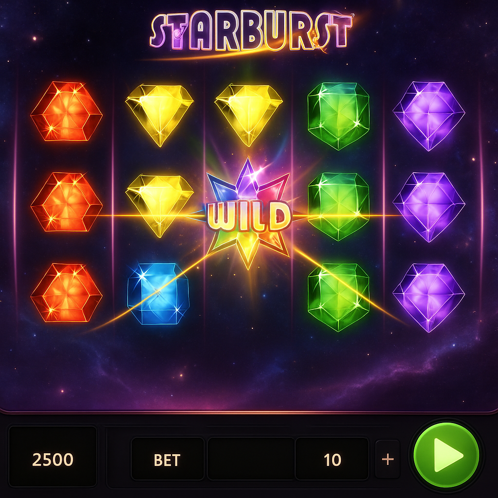 LibraBet - Starburst Slot - Jeu en ligne avec free spins